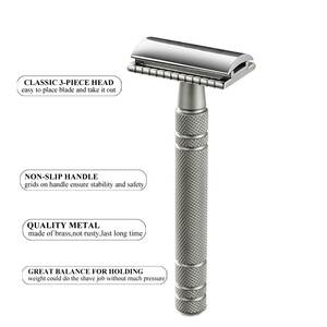 มืออาชีพ-ตรง-ขอบ-สแตนเลสสตีล-คม-มีดโกน-ด้ามไม้ - Product Image 1