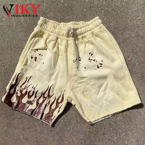 Wholesale Rate Hip Hop Highest Quality Good Supplier Make Own <b>Men</b> Wear Acid Wash Printed <b>Shorts</b> by VIKY INDUSTRIES - Product Image 5