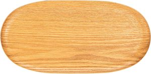 Bandeja de servicio Natural rectangular de madera de mango, Plato decorativo hecho a mano de grano de madera, tamaño personalizado, Color de madera Natural - Product Image 3