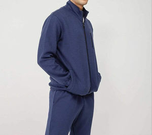 ชุดวอร์มปักลายสีชมพูชุดวอร์มพิมพ์ลายพัฟชุดออกกำลังกายมีฮู้ดซิปเต็มตัวออกแบบได้ตามต้องการ - Product Image 4