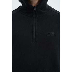 ชุดวอร์มผู้ชาย Hector Black Hooded Fleece รุ่น 85227 - สีดำ/ดำ - Product Image 6