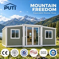 Maison conteneur préfabriquée extensible en acier galvanisé de qualité supérieure de 10, 20 et 30 pieds – Maison modulaire portable à 2, 3 ou 4 chambres