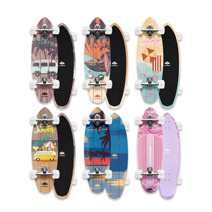 Tabla de Surfskate B7 con Ejes y Ruedas, Tabla de Surf Skate de 7 Capas de Arce Canadiense para Principiantes - Product Image 1