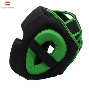 Protector de Cabeza de Boxeo Negro y Verde, Equipo de Protección de EVA para Adultos Unisex, Cierre de Gancho y Bucle, Protección Deportiva para la Cabeza - Product Image 2