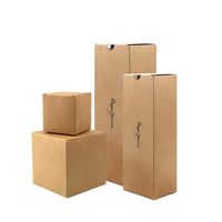 Caja de Cartón Corrugado con Cierre Automático y Logotipo Personalizado, con Relieve, Embalaje Reciclable para Cosméticos y Artículos de Regalo