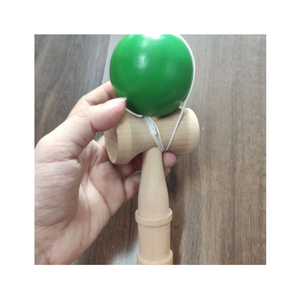 Jeu traditionnel de compétences classique japonais Kendama en bois, améliore la dextérité, l'équilibre et la concentration pour tous les âges, coloré - Product Image 2
