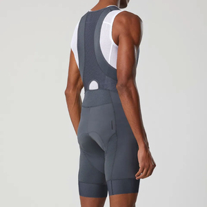 Cuissard de cyclisme ajusté pour homme, noir et blanc, séchage rapide, en Spandex et Nylon, longueur courte, vêtement de sport pour adulte - Product Image 6