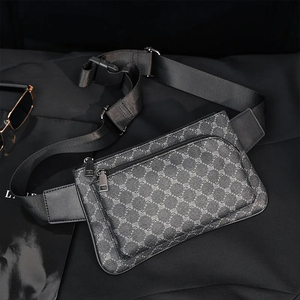 Cartable d'équitation de moto pour hommes et femmes haut de gamme nouveau sac de taille en cuir en Fiber de carbone avec sac de poitrine étanche - Product Image 3