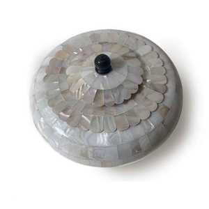 Joyero con incrustaciones de hueso de primera calidad con diseño de Río de resina, caja de regalo decorativa hecha a mano para joyas y accesorios - Product Image 2