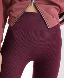 Mallas de Yoga de cintura alta para mujer, suaves y flexibles, perfectas para yoga, pilates y ropa informal, mallas de fitness con logotipo personalizado - Product Image 4