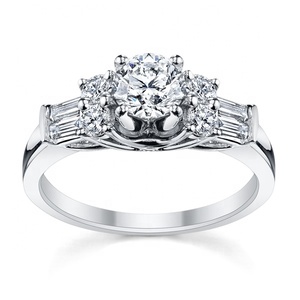 Anillos de Compromiso y Boda, Último Diseño, Joyería Personalizada, Fabricante en India, Todos los Tamaños, Oro, Diamante Natural 14k/18k, Romántico - Product Image 1