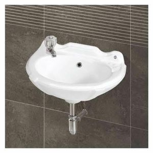 Lavabo demi-piédestal de qualité supérieure avec armoire au design artistique unique Fabricants de lavabos à surface solide - Product Image 5