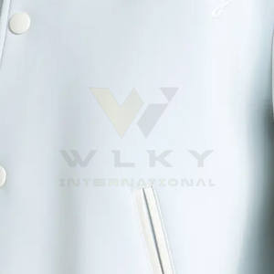 Vente en gros Veste Lettermen Veste universitaire d'hiver personnalisée pour hommes Slim Fleece Long Prix bon marché - Product Image 5