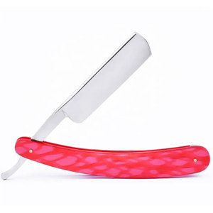 Rasoir pliant en acier inoxydable pour hommes professionnels rasage de Salon de couleur personnalisée pour le visage, les cheveux et le corps Baber domestique - Product Image 1