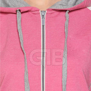 Survêtement 100% coton pour femme avec capuche Dernier design Respirant Couleur unie Saison d'automne du fabricant pakistanais - Product Image 6