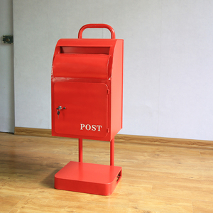 Boîte aux lettres décorative compacte pour l'extérieur, boîte aux lettres de bureau moderne murale avec couvercle verrouillable - Product Image 2
