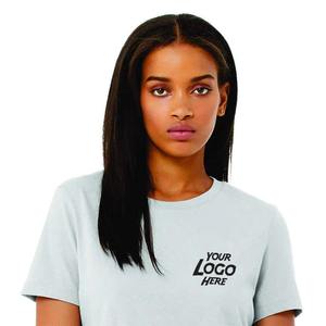 Camisetas lisas para mujer, la camiseta de secado rápido transpirable de 100% algodón con estampado de logotipo personalizado más vendida, servicio OEM para mujer - Product Image 6