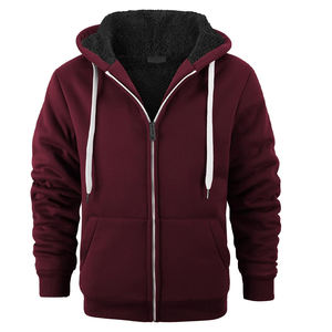 Good Fabric New Arrival Customized <b>Sherpa</b> Fluffy <b>Fleece</b> <b>Hoodie</b> Sweatshirts Heavyweight Thick Fur Pullover Hoodies for <b>Men's</b> - Product Image 2