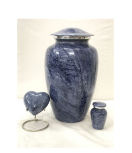 Venta al por mayor Elegance Marble Look Brass Cremation Urns Adult Memorial Metal Urna con bolsa de terciopelo gratis MAX B EXPORTS - Product Image 1