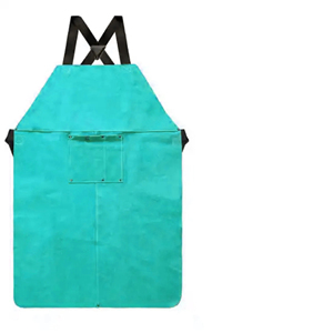 Applicable to Multiple Specifications Heat and Flame Resistant <b>Leather</b> Welding Work <b>Apron</b> with Pockets - Product Image 4