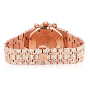 Montre Moissanite Tendance Effet Givré, Montre Diamant Incolore pour Hommes, Meilleure Qualité, Prix de Gros pour Hommes - Product Image 4