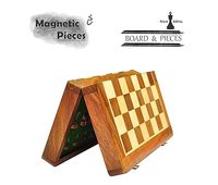Jeu d'échecs pliable en bois, artisanat en bois fait main, boîte de rangement verticale en bois de rose au design moderne et minimaliste