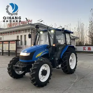 Satış çiftlikleri traktör tarım için yeni bir hollanda 90hp 4wd traktör kullandı