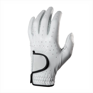 Venta al por mayor guantes de golf Cabretta de cuero genuino con logotipo personalizado marcador de bola de color blanco - Product Image 1