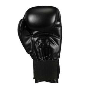 Gants de boxe professionnels en cuir synthétique conçus pour l'entraînement d'endurance, la salle de sport, la pratique du sac lourd - Fermeture à lacets - Product Image 2