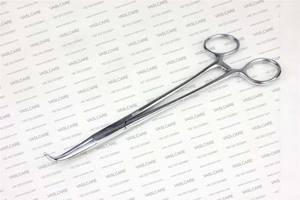 Vaslcare-Abrazadera médica para amígdalas, fórceps quirúrgicos hemostáticos curvos grandes, instrumento quirúrgico ENT de acero inoxidable - Product Image 1