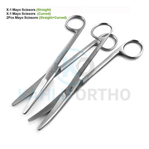 Boîte en acier Instruments chirurgicaux Dissection vétérinaire Kit de base de chirurgie mineure par KAHLU ORTHOPEDIC - Product Image 2