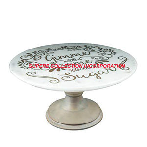 Soporte de pastel de madera de diseño moderno de lujo hecho a mano más vendido y de alta calidad al por mayor - Product Image 3