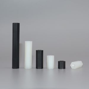 من المصنع مباشرة M2 M2.5 M3 M4 أسود أبيض نايلون بلاستيك PA66 DIN933 سداسية خيوط بلاستيكية حشية نايلون نسائية - Product Image 5