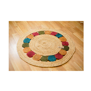 Tapis personnalisés 100% en jute de créateur Tapis tressés de style moderne faits à la main pour la cuisine, le salon et la chambre à coucher-Disponible dans n'importe quelle taille - Product Image 4