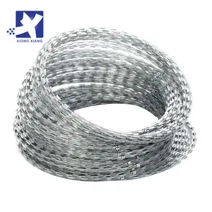 Direct Factory Price Galvanized Razor Barbed Wire Concertina Wire Coil