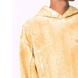 Sudaderas con capucha con estampado lavado ácido 3D para hombre, venta al por mayor de fábrica, Jersey holgado personalizable para ropa informal para temporada de otoño Digital - Product Image 3