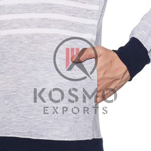 เสื้อสเวตเตอร์คอกลมของผู้ชายไซส์ใหญ่พิเศษเสื้อมีฮู้ด100% คอตตอนสำหรับวิ่งออกกำลังกายฤดูหนาว - Product Image 4