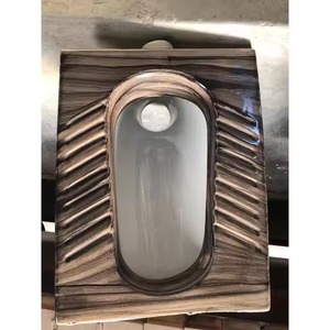 Chaozhou Design moderne en céramique accroupi casserole toilette Commode imprimé couleur WC EWC siège porcelaine articles sanitaires produits de salle de bain - Product Image 1