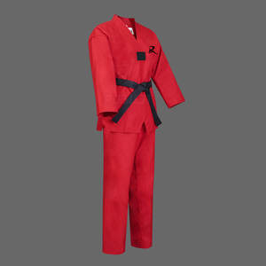 Tenue de Sport Taekwondo Uniforme d'Entraînement 2026 Homme Adulte 100% Coton Respirant Léger Séchage Rapide Personnalisable à l'Avant - Product Image 4