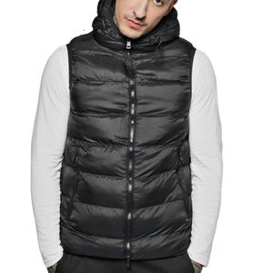 Venta caliente de los hombres de encargo del chaleco ligero cálido acolchado Puffer chaqueta sin mangas para la venta - Product Image 1