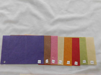 Lanternes pliantes en papier sur mesure fabriquées à partir de papiers artisanaux recyclés avec bordure dorée, idéales pour les cadeaux et la revente