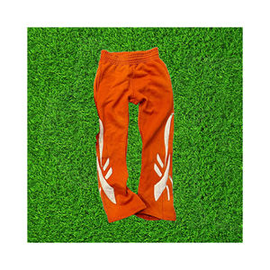 ชุดวอร์มทรงบานสำหรับผู้ชายชุดออกกำลังกายผ้าฝ้าย100% พิมพ์โลโก้ได้ตามต้องการชุดออกกำลังกายในยิมตัวเลือกขนาดพิเศษสำหรับ - Product Image 3