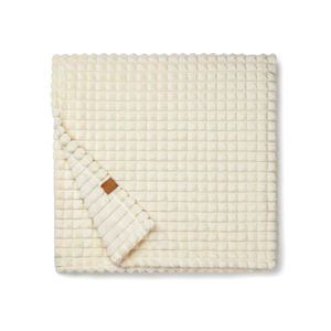 Coperta da letto con Logo in poliestere riciclato Branson - Product Image 1