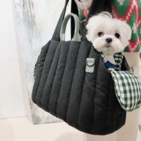 Sac à dos élégant et spacieux pour animaux de compagnie, pliable, léger, en polyester, design ergonomique, écologique, transparent et respirant
