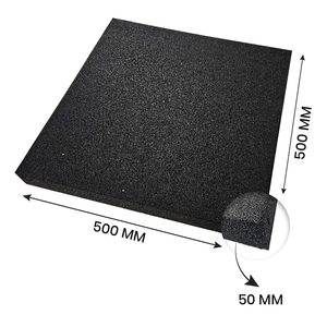 Accesorios de Fitness para Ejercicios con Pesas, Tapete Antideslizante de Caucho EPDM para Gimnasio Interior, para Parques Infantiles y Equipos de Gimnasio - Product Image 1