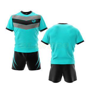 Premium Quality Wholesale Rugby Uniform <b>Sets</b> Customized Logo 100% Polyester Quick Dry Breathable Unisex Adult <b>Cheap</b> Price - Product Image 1