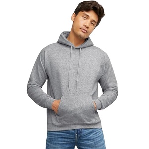 เสื้อฮู้ดโอเวอร์ไซส์ผ้าฟลีซเนื้อหนาปานกลาง สไตล์สตรีทแวร์ลำลอง สำหรับออกกำลังกาย ผู้ชาย - Product Image 1