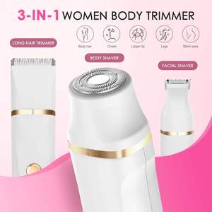 Depiladora Eléctrica para Mujer con Función Húmeda/Seca, Resistente al Agua IPX6, Recortadora de Bikini para Axilas, Piernas, Brazos y Rostro, Lavable - Product Image 5