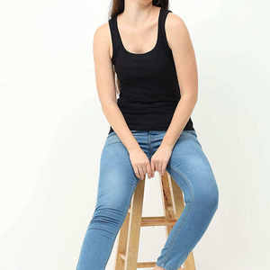 Nueva camiseta sin mangas para mujer, camiseta sencilla y cómoda para camiseta interior de verano, camisetas sin mangas para mujer - Product Image 4