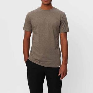 Venta al por mayor de diseño personalizado camisetas de los hombres de impresión personalizada de color sólido transpirable Regular Fit camiseta - Product Image 2